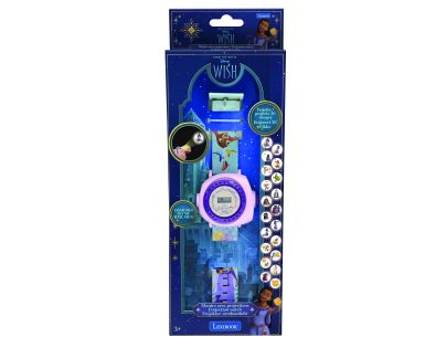 Lexibook Digitální promítací hodinky Disney Wish s 20 obrázky