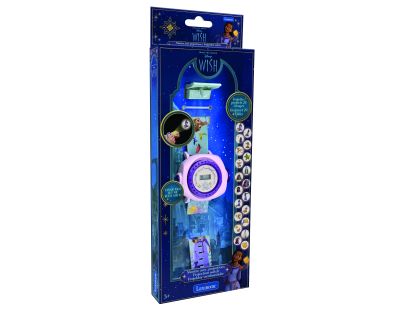 Lexibook Digitální promítací hodinky Disney Wish s 20 obrázky