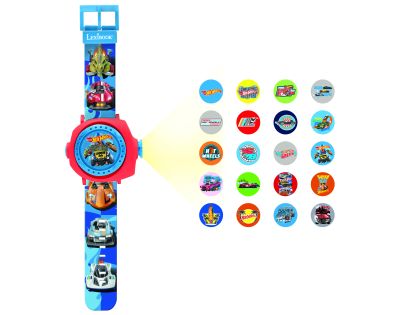Lexibook Digitální promítací hodinky Hot Wheels s 20 obrázky