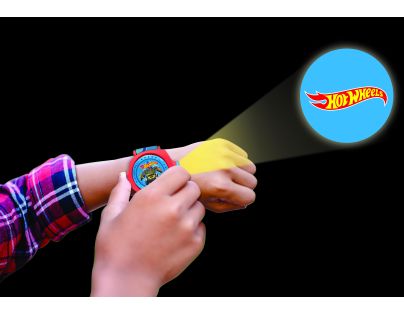 Lexibook Digitální promítací hodinky Hot Wheels s 20 obrázky
