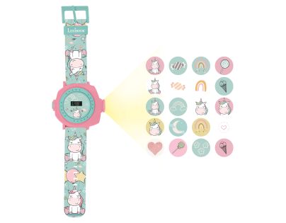 Lexibook Digitální promítací hodinky Jednorožec s 20 obrázky