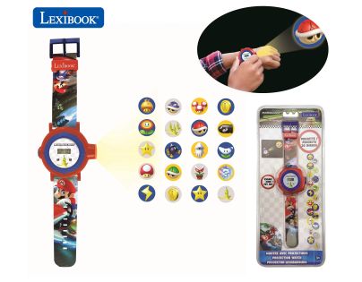 Lexibook Digitální promítací hodinky Mario s 20 obrázky