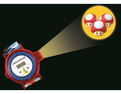 Lexibook Digitální promítací hodinky Mario s 20 obrázky