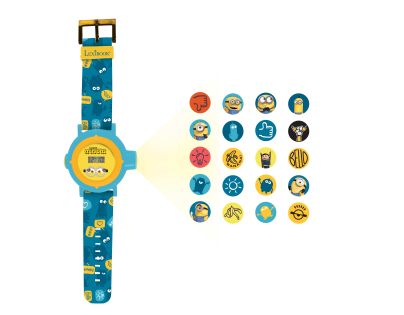 Lexibook Digitální promítací hodinky Mimoni s 20 obrázky