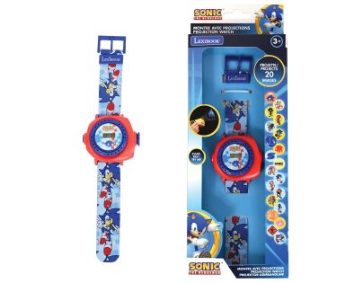 Lexibook Digitální promítací hodinky Sonic s 20 obrázky