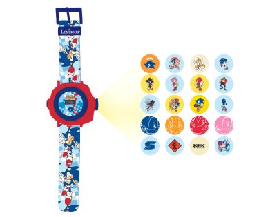 Lexibook Digitální promítací hodinky Sonic s 20 obrázky