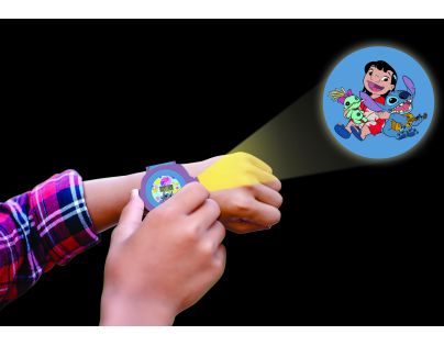 Lexibook Digitální promítací hodinky Stitch s 20 obrázky