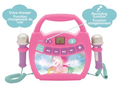 Lexibook Digitální reproduktor Jednorožec se 2 mikrofony