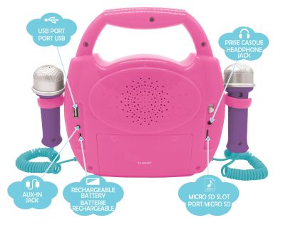 Lexibook Digitální reproduktor Jednorožec se 2 mikrofony