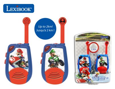 Lexibook digitální vysílačky Mario Kart s dosahem až 2 km