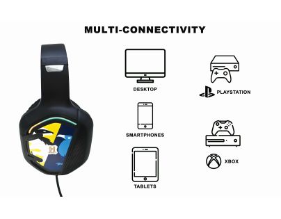 Lexibook Drátová herní sluchátka Harry Potter s mikrofonem a světelnými efekty