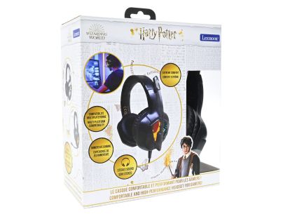 Lexibook Drátová herní sluchátka Harry Potter s mikrofonem a světelnými efekty
