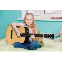 Lexibook Dřevěná akustická kytara 91 cm s taškou 5