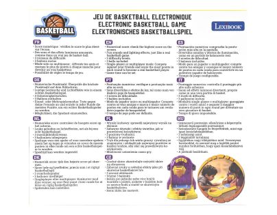 Lexibook Elektronická basketbalová hra