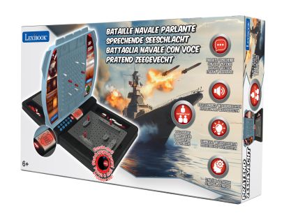 Lexibook Elektronická mluvící hra Námořní bitva (FR-DE-IT-NL)