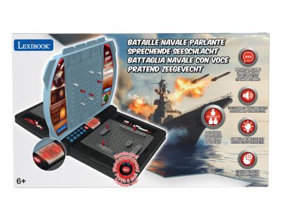 Lexibook Elektronická mluvící hra Námořní bitva (FR-DE-IT-NL)