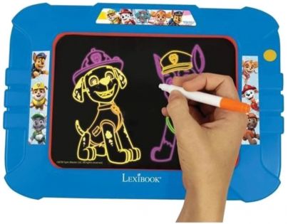 Lexibook Elektronická neónová kreslicí tabulka Tlapková Patrola