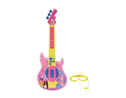 Lexibook Elektronická svítící kytara Barbie + brýle s mikrofonem