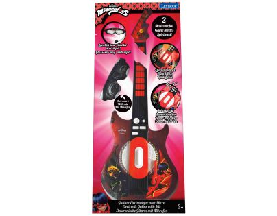 Lexibook Elektronická svítící kytara Kouzelná Beruška + brýle s mikrofonem