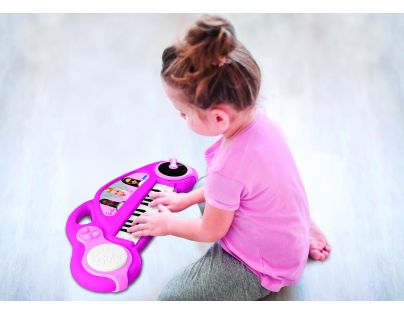 Lexibook Elektronické klávesy Barbie s mikrofonem 24 kláves
