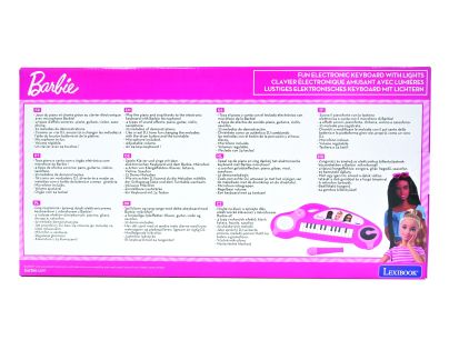 Lexibook Elektronické klávesy Barbie s mikrofonem 24 kláves