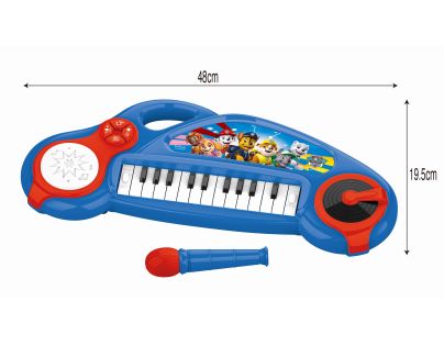 Lexibook Elektronické klávesy Tlapková patrola s mikrofonem 24 kláves