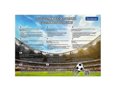 Lexibook Elektronický fotbal se světly a zvuky pro 2 hráče