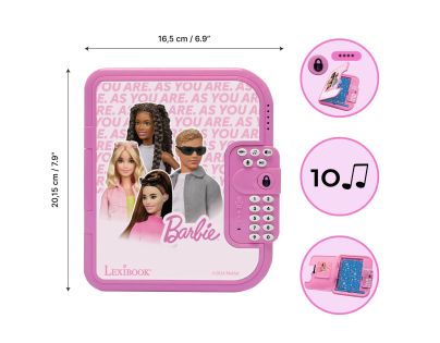 Lexibook Elektronický tajný deník Barbie