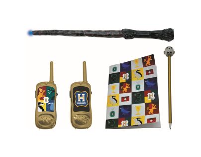 Lexibook Harry Potter Set vysílačky, zápisník, pero a kouzelnická hůlka