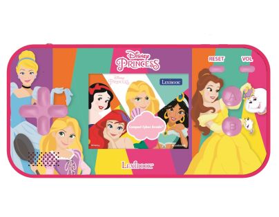 Lexibook Herní konzole 2,5'' Disney princezny 150 her