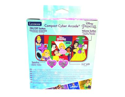 Lexibook Herní konzole 2,5'' Disney princezny 150 her