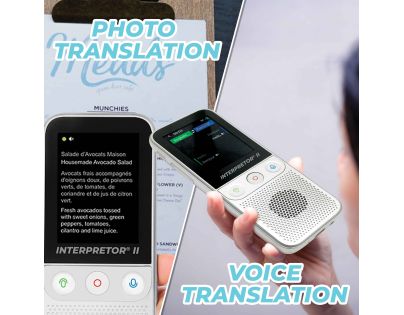 Lexibook Hlasový překladač do 137 jazyků s umělou inteligencí a kamerou