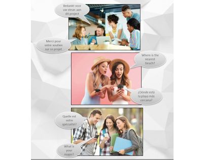 Lexibook Hlasový překladač do 45 jazyků s umělou inteligencí