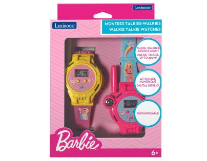 Lexibook Hodinky Barbie s vysílačkou s dosahem 200 m