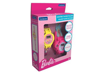 Lexibook Hodinky Barbie s vysílačkou s dosahem 200 m