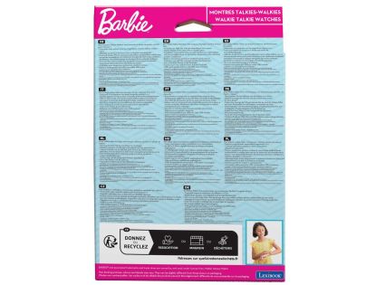 Lexibook Hodinky Barbie s vysílačkou s dosahem 200 m