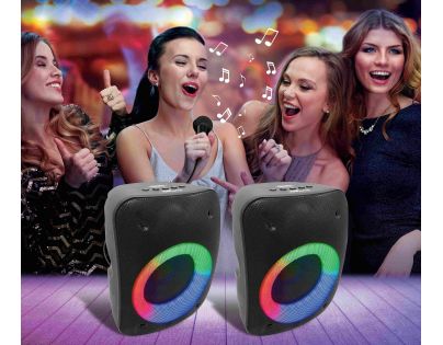 Lexibook iParty sada přenosných bluetooth reproduktorů s mikrofonem
