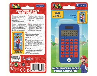 Lexibook Kapesní kalkulačka Super Mario