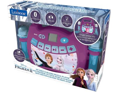 Lexibook Karaoke digitální přehrávač svítící Ledové království