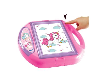 Lexibook Kreslící projektor Jednorožec se šablonami a razítky