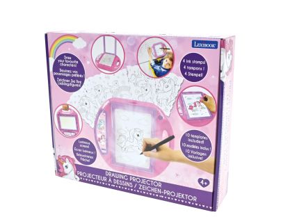 Lexibook Kreslící projektor Jednorožec se šablonami a razítky