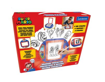 Lexibook Kreslící projektor Super Mario se šablonami a razítky