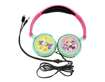 Lexibook Skládací drátová sluchátka Minnie s limitem hlasitosti