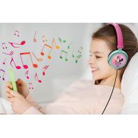 Lexibook Skládací drátová sluchátka Minnie s limitem hlasitosti 5