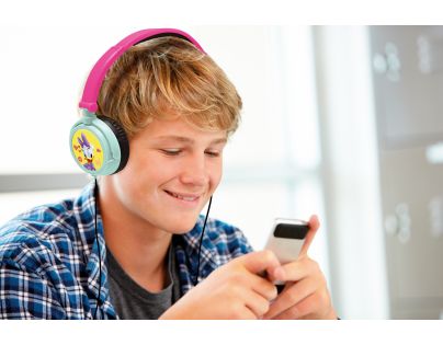 Lexibook Skládací drátová sluchátka Minnie s limitem hlasitosti