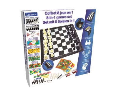 Lexibook Magnetická sada deskových her 8v1