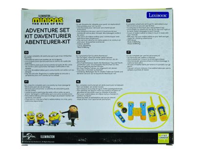 Lexibook Mimoni Set vysílačky, dalekohled, baterka, kompas