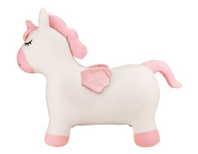 Lexibook Nafukovací plyšový skákací jednorožec