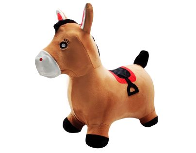 Lexibook Nafukovací plyšový skákací kůň