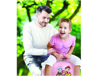 Lexibook Nafukovací skákací míč 45 cm růžový Tlapková patrola